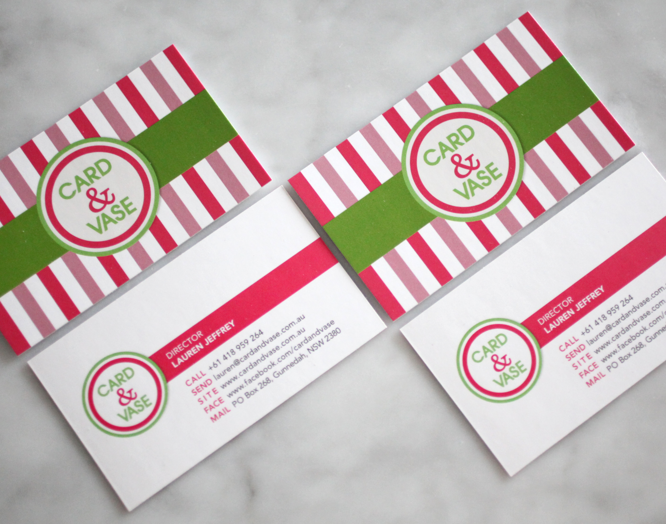 Card & Vase : Business Cards